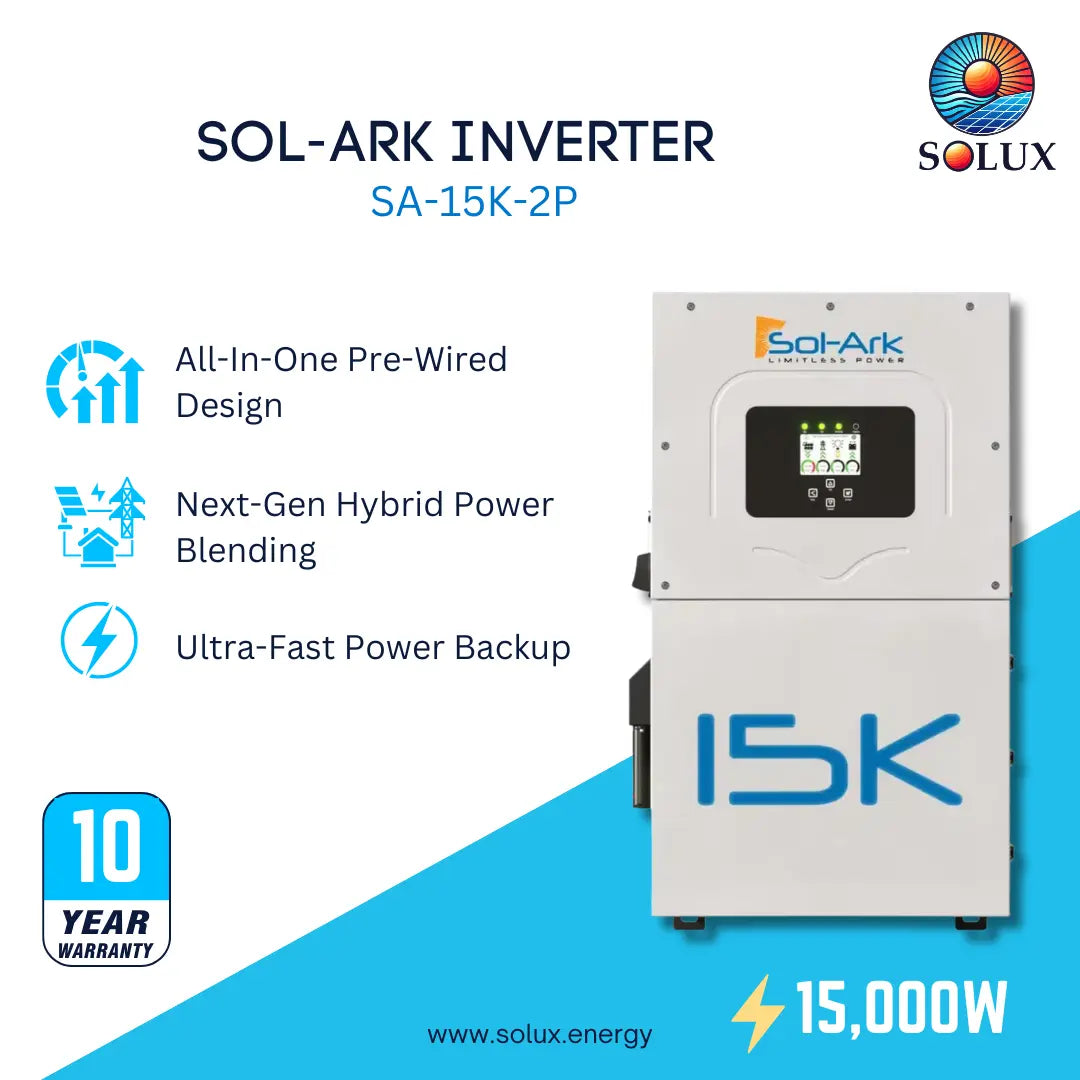 This is an image of Sol-Ark 15k Hybrid Inverter